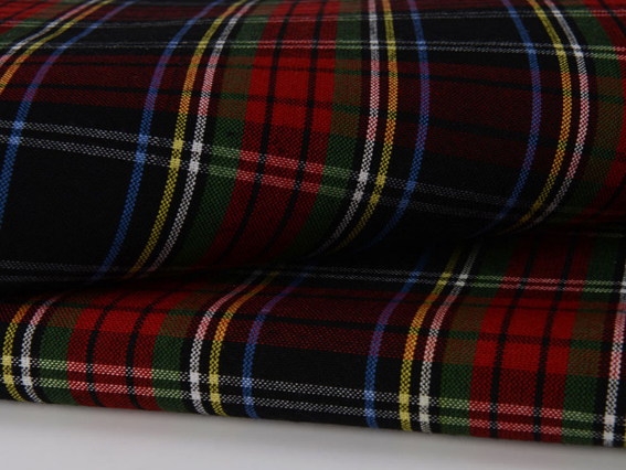 Plaid School Uniform Fabric