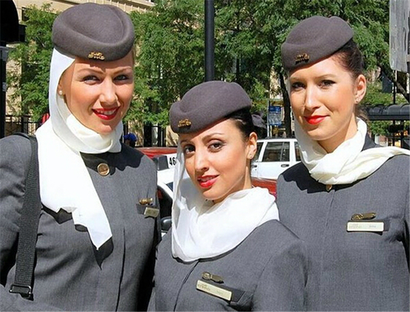 Hot Airline Flight Attendant Uniform Fabric