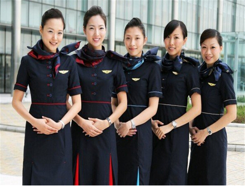 Fashion Airline Stewardess Uniform Fabric